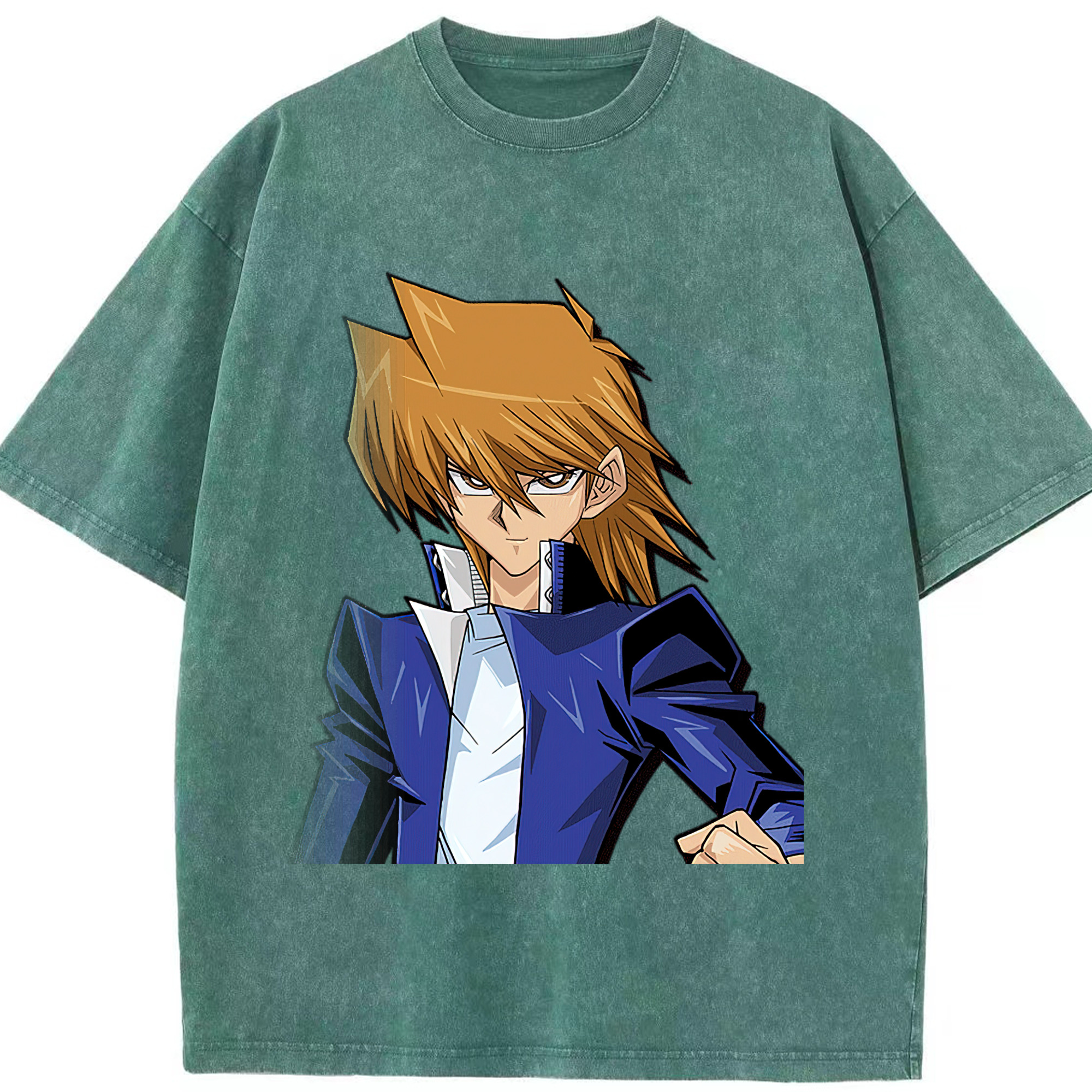 （画像用） 遊☆戯☆王 Yu-Gi-Oh! 綿100% ヴィンテージ風 半袖Tシャツ（フロントプリント）